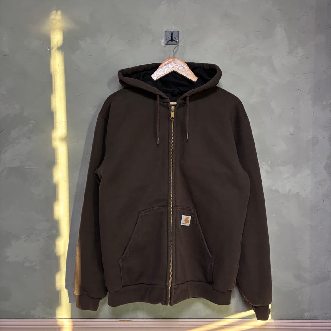 칼하트 써멀 후드집업 브라운 상품이미지1