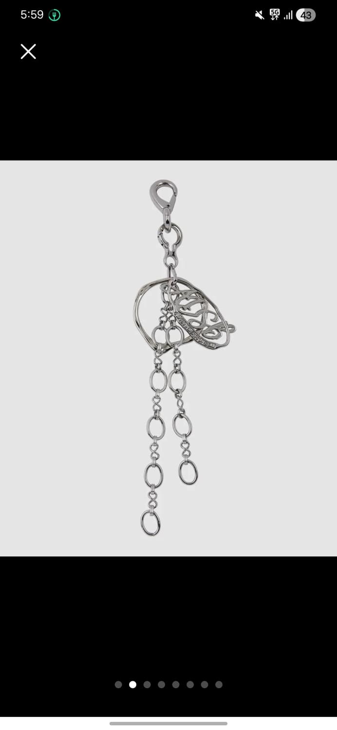 (새상품)앤더슨벨 키링 로고 펜던트 상품이미지2