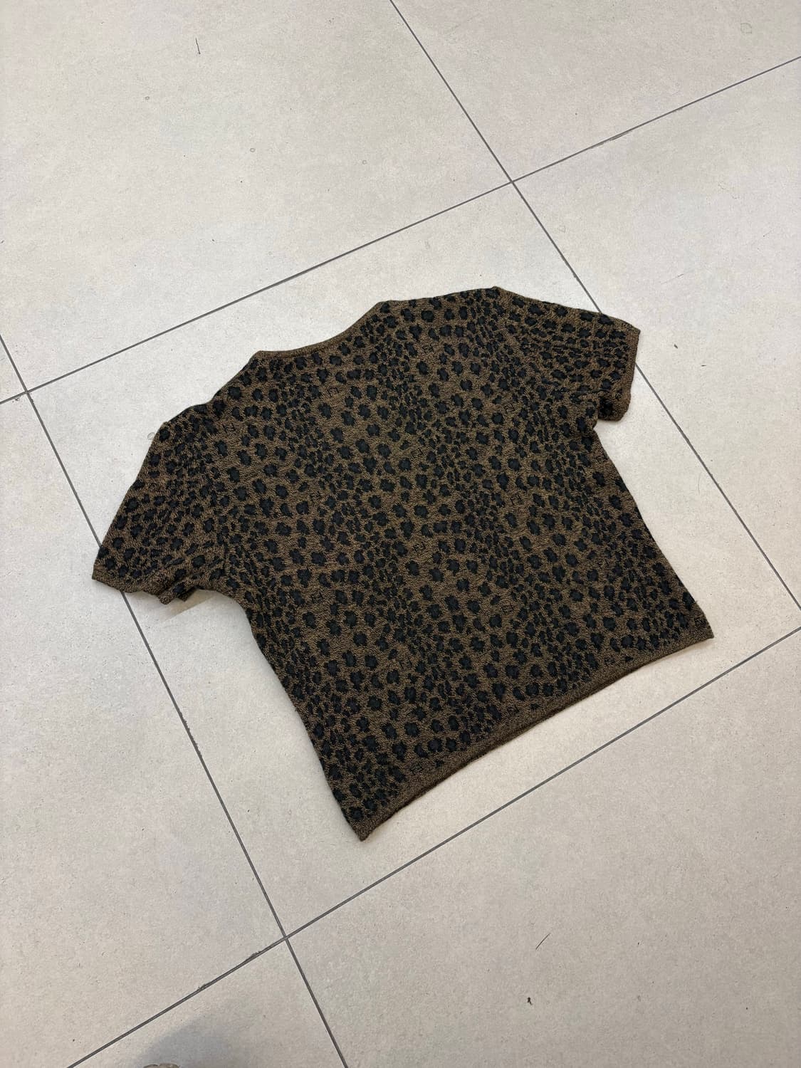 펜디 레오파드 니트 티셔츠 상품이미지6