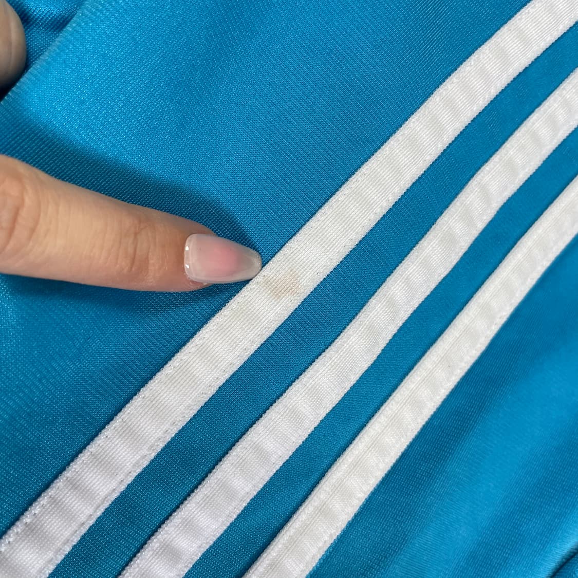 아디다스 삼선 트렉탑 블루 져지 L 상품이미지7