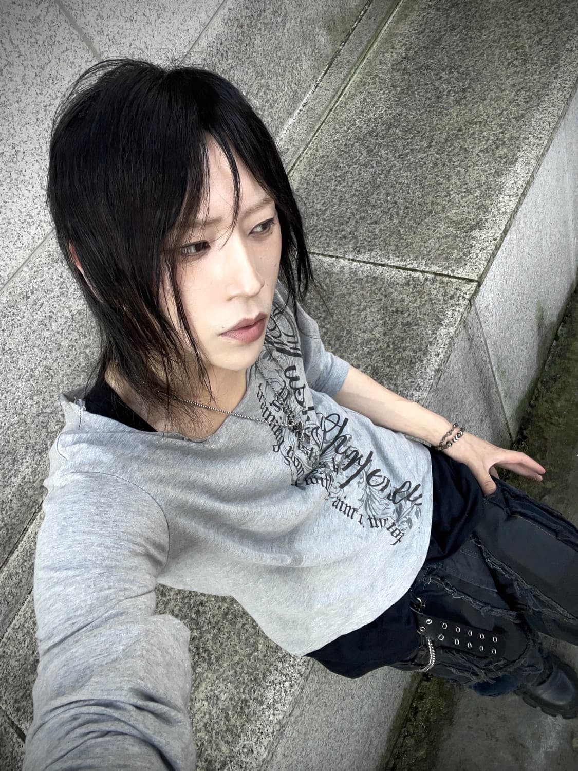 (T graphics)lettering long sleeve t 상품이미지2