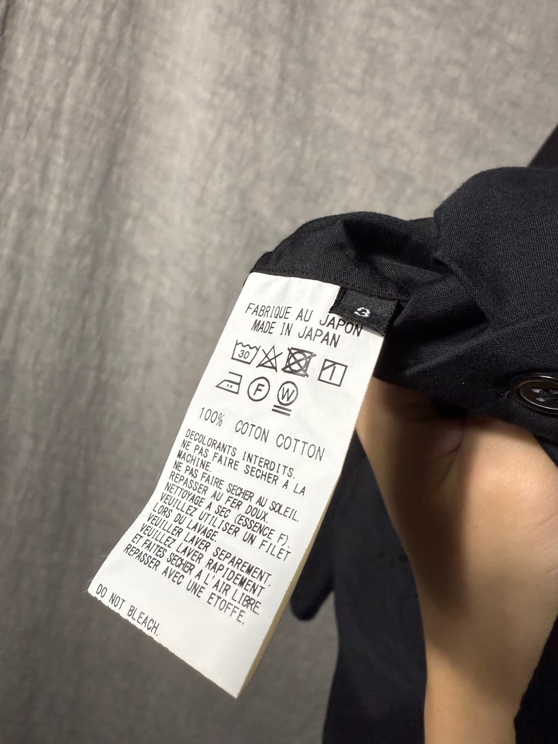 SYTE Yohji Yamamoto Shirt 상품이미지5