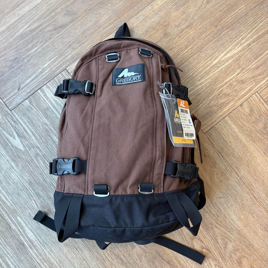 N64. 그레고리구로고 브라운 백팩 새상품 상품이미지1