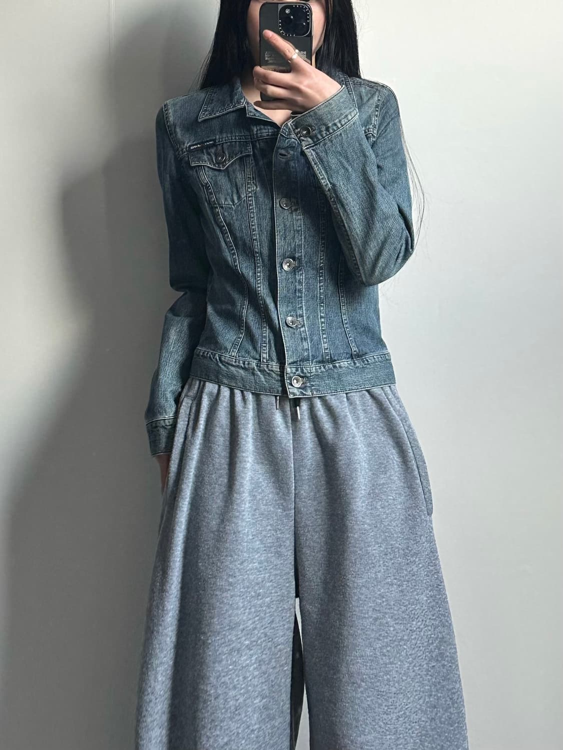 Dkny 포켓 워싱 데님 자켓 상품이미지2