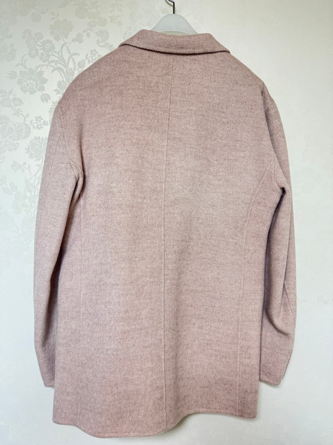 마블링 핸드메이드 핑크코트 상품이미지7