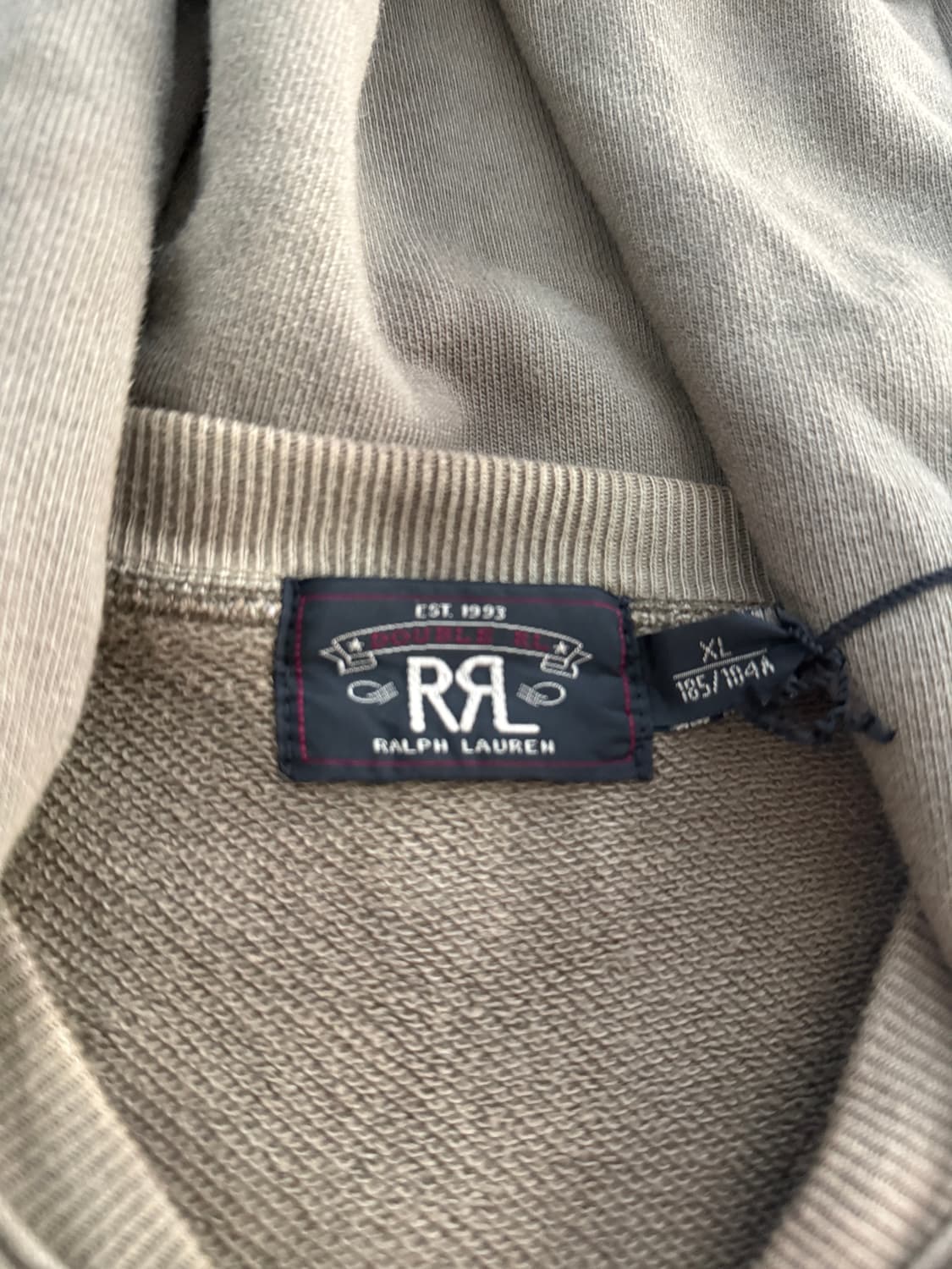 더블알엘 후드집업 카키 xl 상품이미지2