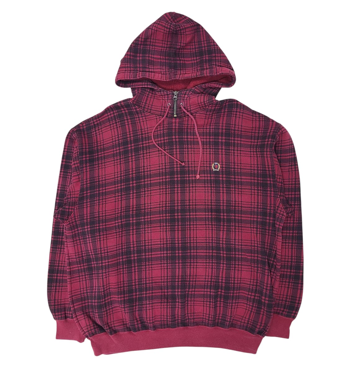 '90s 타미힐피거 하프집업 후드 상품이미지1