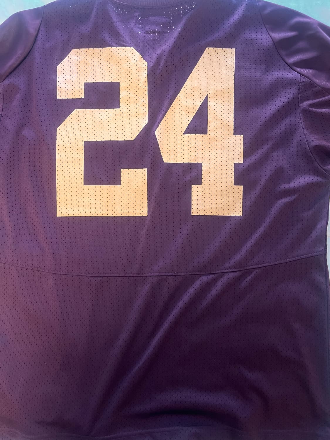 디스이즈네버댓 Mesh Football Jersey Burgundy 상품이미지4