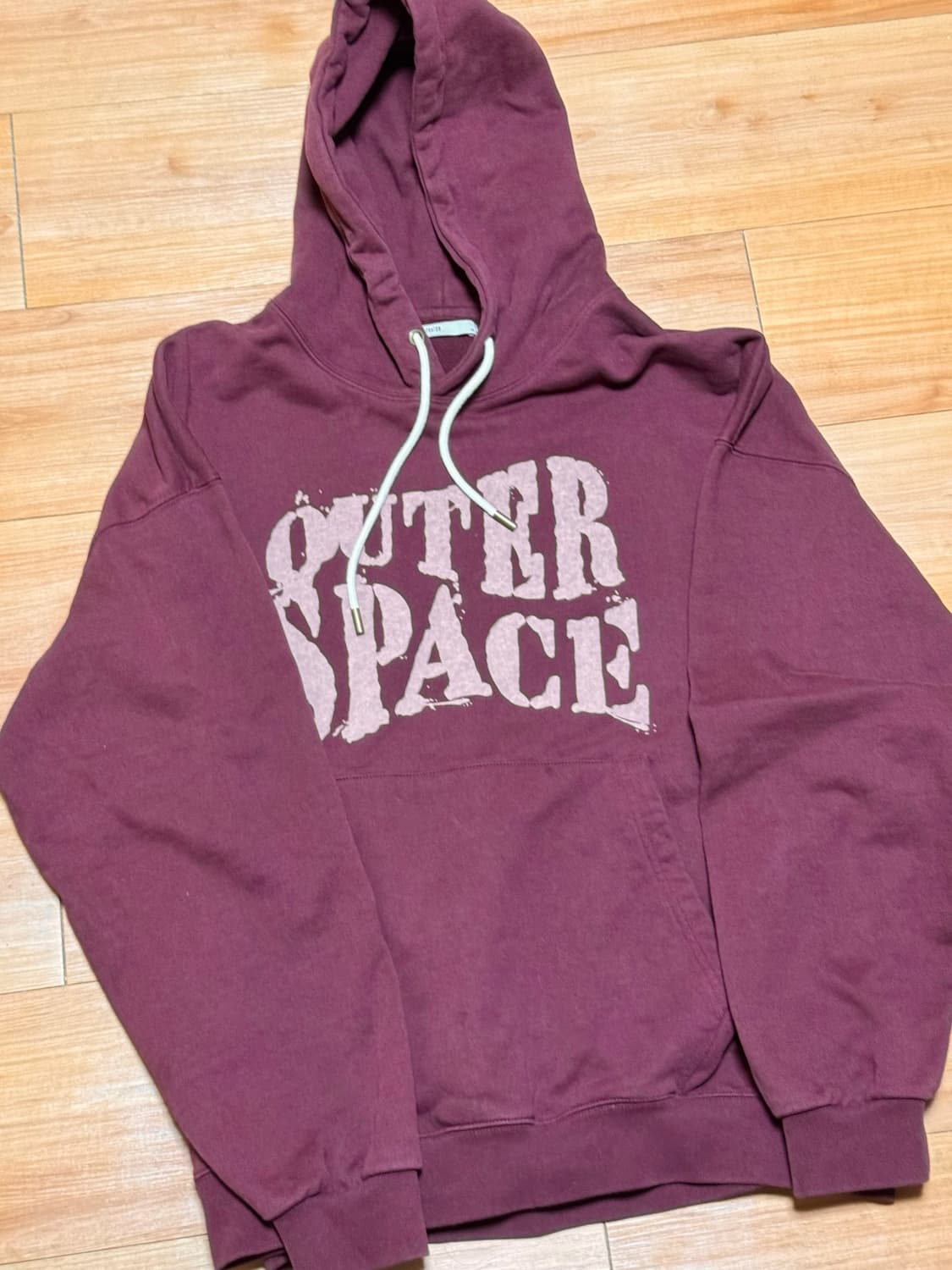 에즈카톤 버건디 후드티 상품이미지2