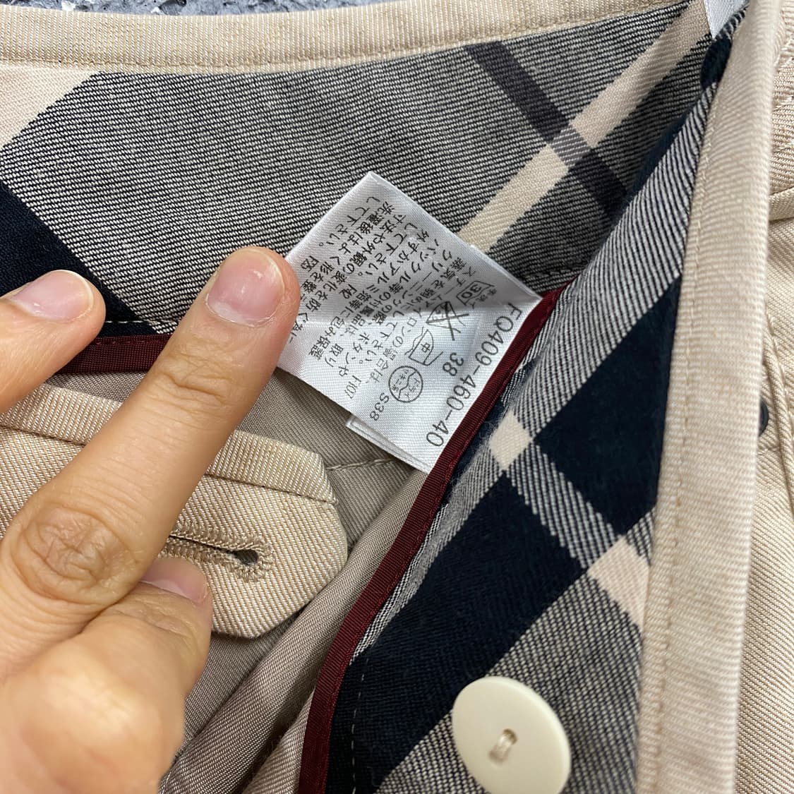 Burberry 카프리팬츠 상품이미지5