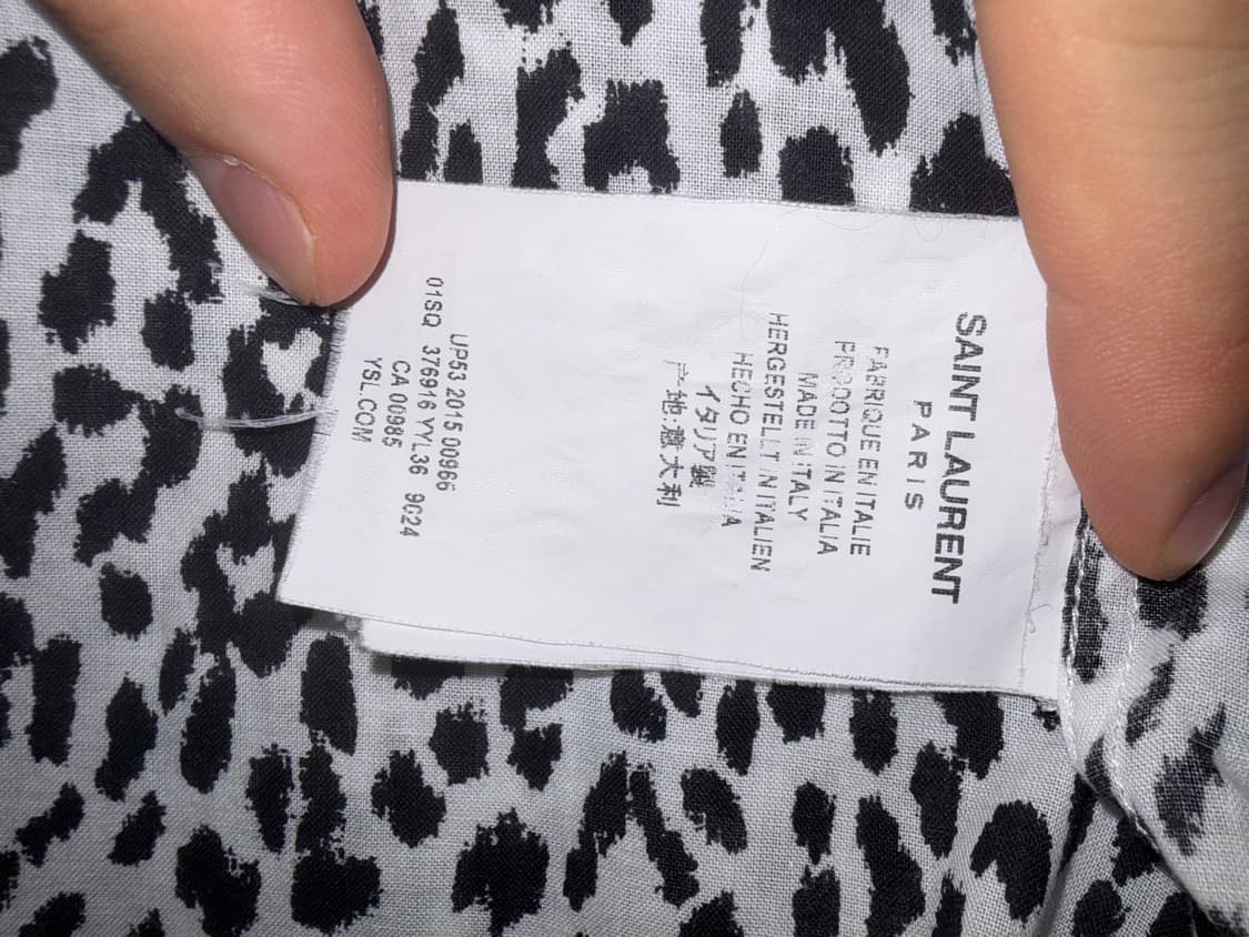 saint laurent 15ss babycat shirts 상품이미지5