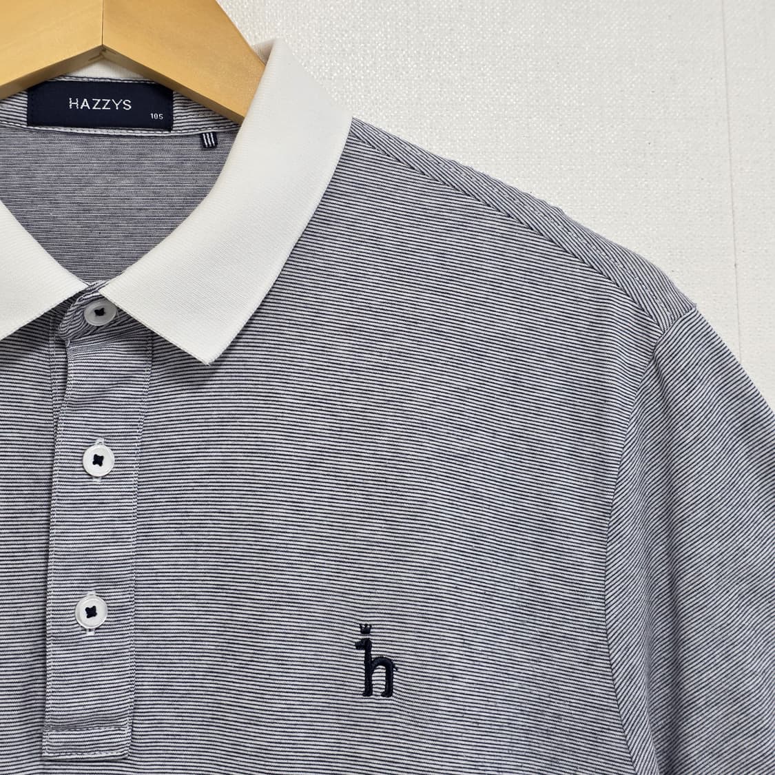 105 헤지스 스트라이프 반팔 카라티 상품이미지2