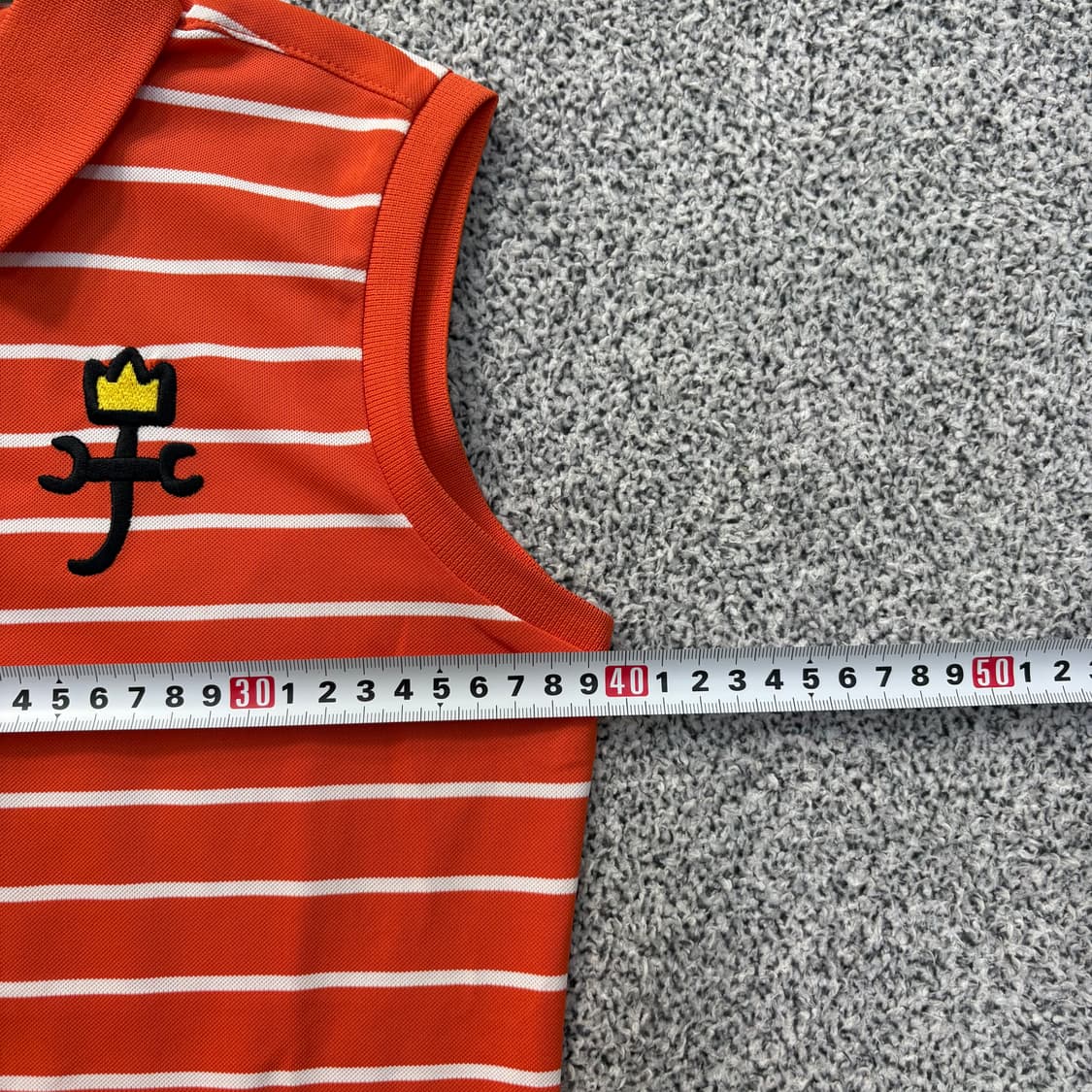 85 새상품 까스텔바작 민소매 골프티 0305J 상품이미지5