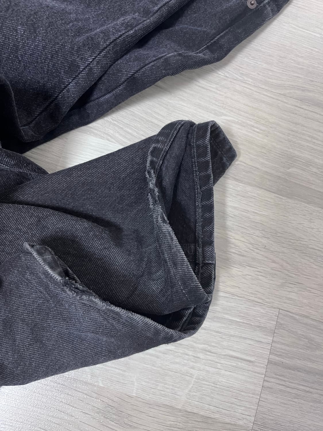 [m] 디네댓 레귤러 진 블랙 상품이미지2