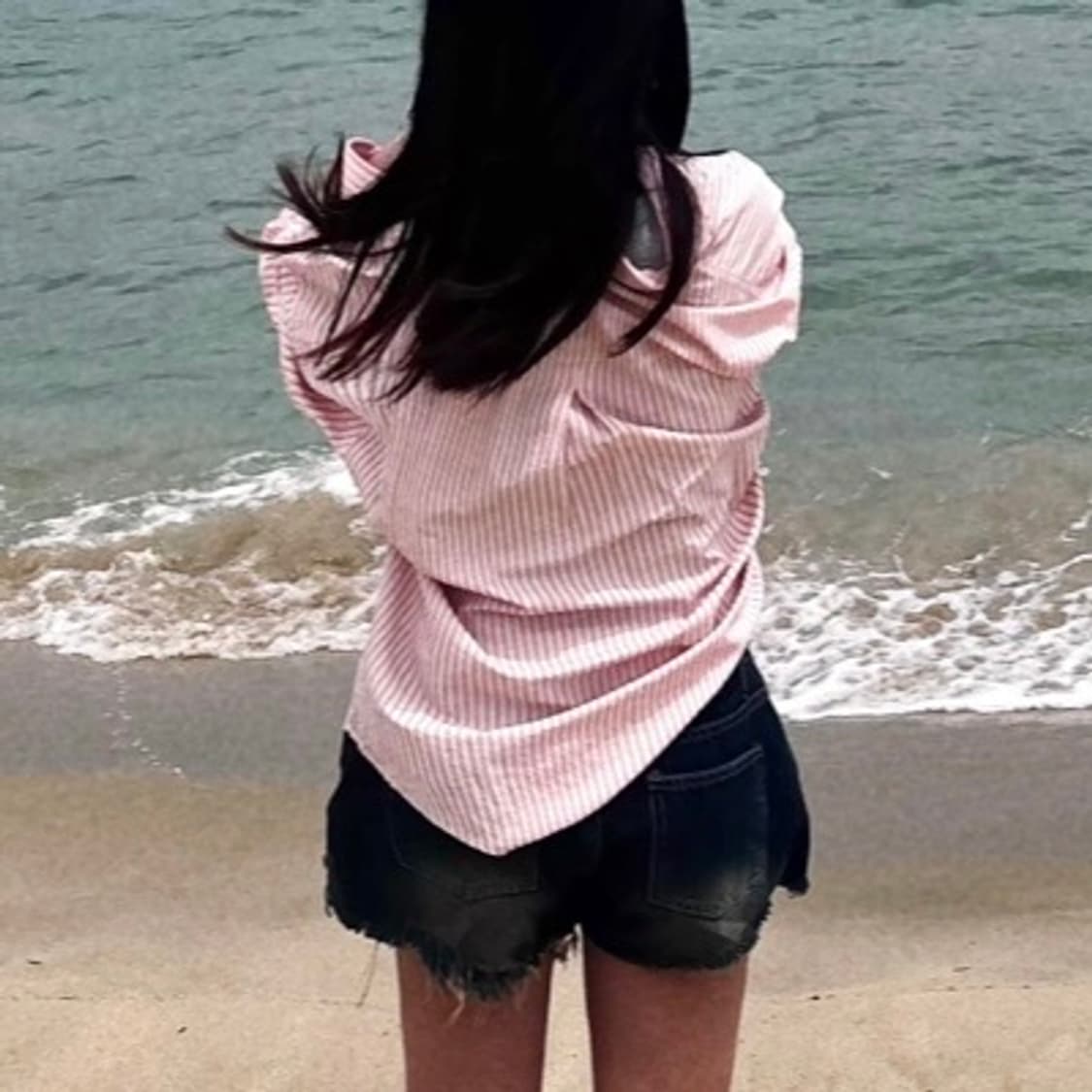 비터쉘즈 스프라이트 올리브 코랄 셔츠 상품이미지3