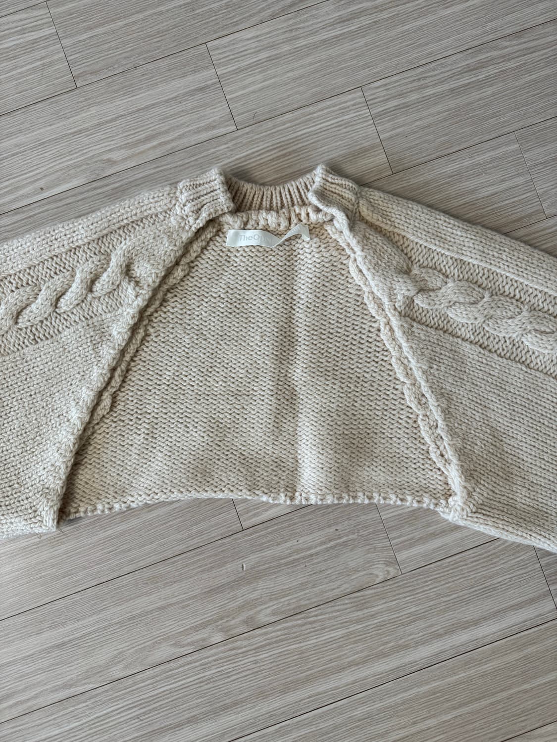 더오픈프로덕트 레이어드 니트 볼레로 상품이미지4