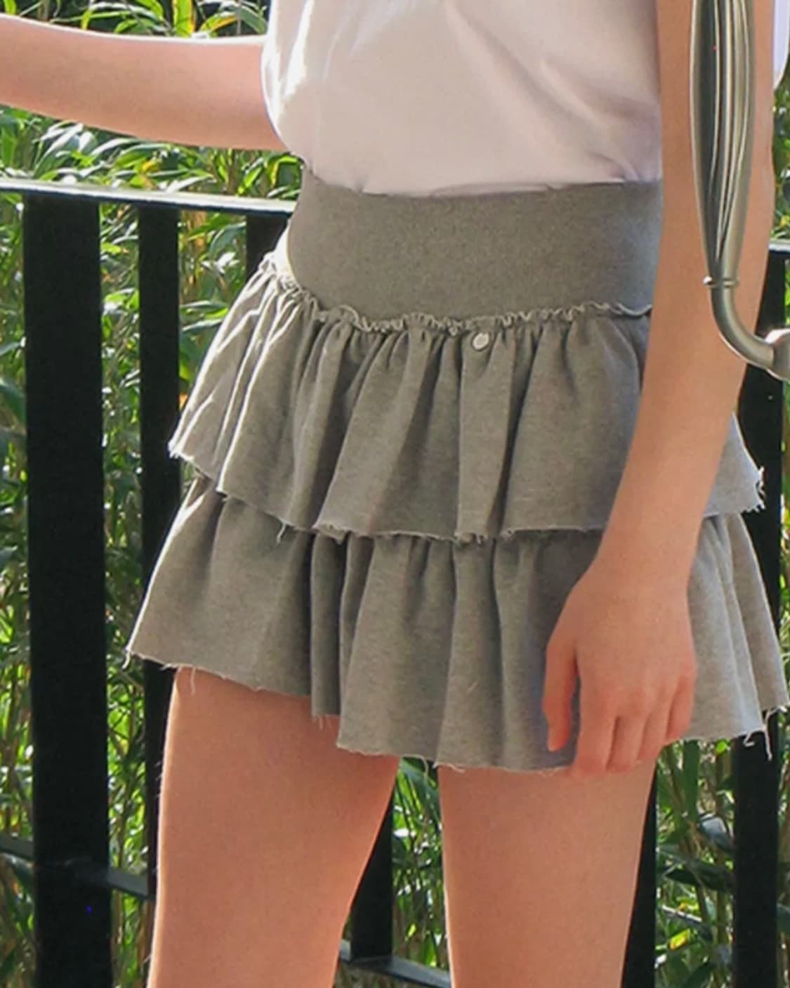 론론 캉캉 치마바지 (그레이) 상품이미지1