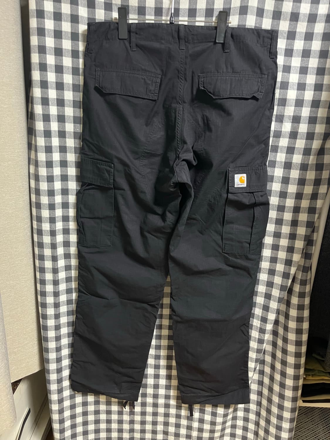 칼하트WIP 레귤러 립스탑 카고팬츠 블랙, 올리브, 럼버 34 상품이미지2