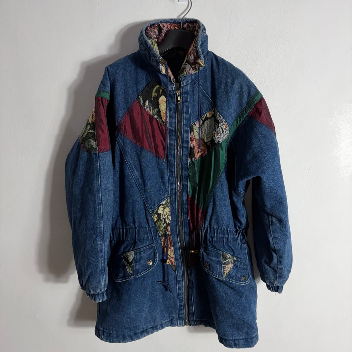 90s 듀노스 패치 데님 자켓(M) 상품이미지1