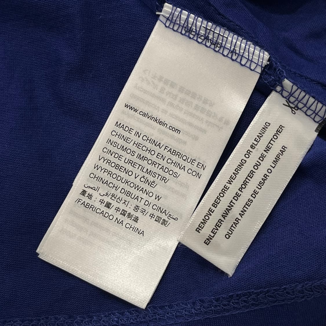 새상품 캘빈클라인 브이넥 반팔 티셔츠 M 상품이미지6