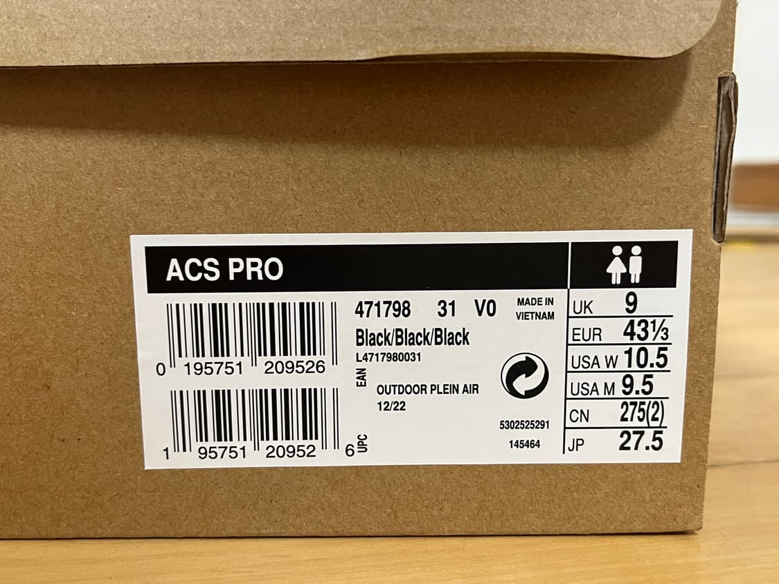 살로몬 ACS 프로 블랙 275 상품이미지8