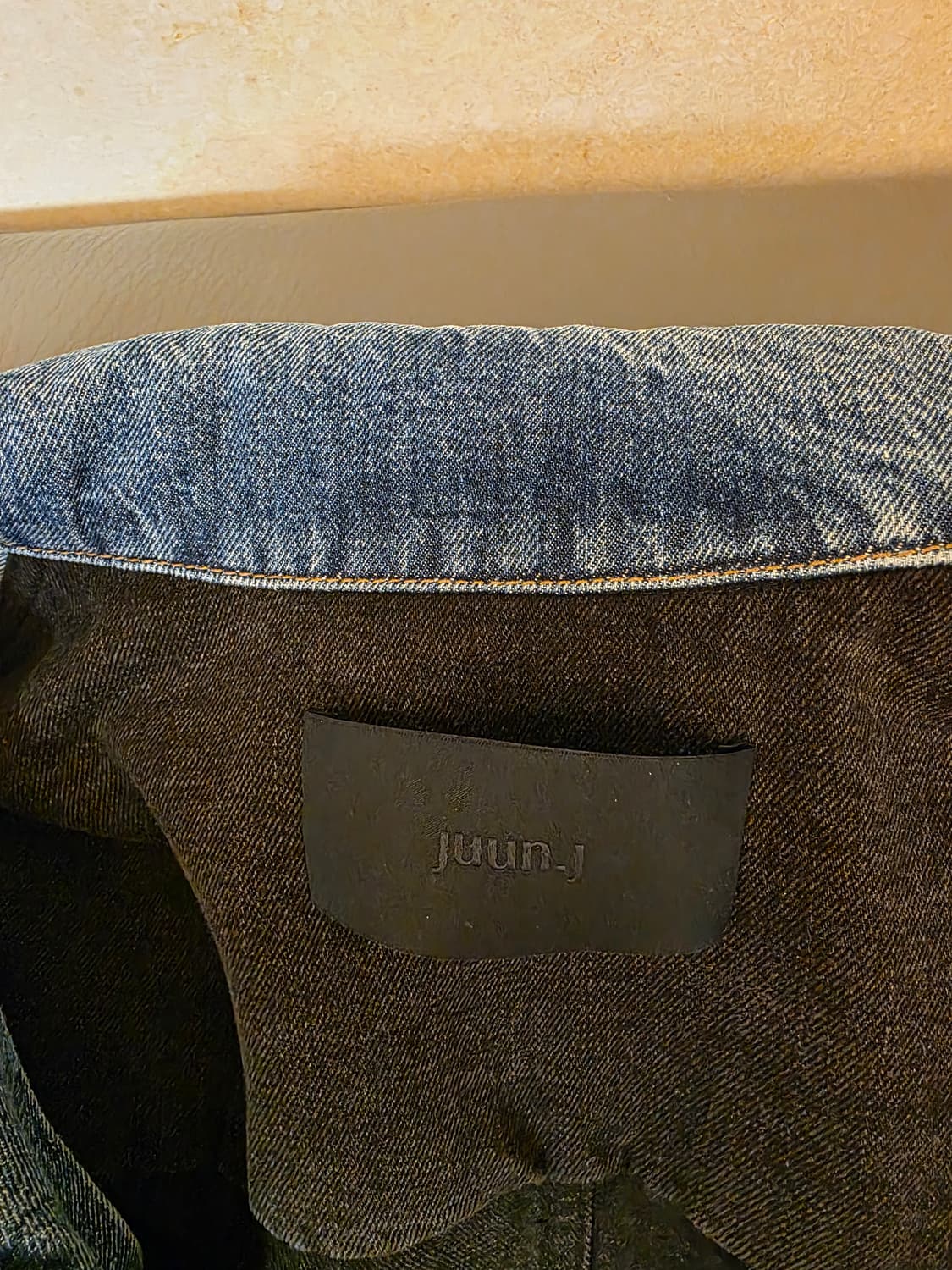 [46]준지 이중데님 트러커 상품이미지5