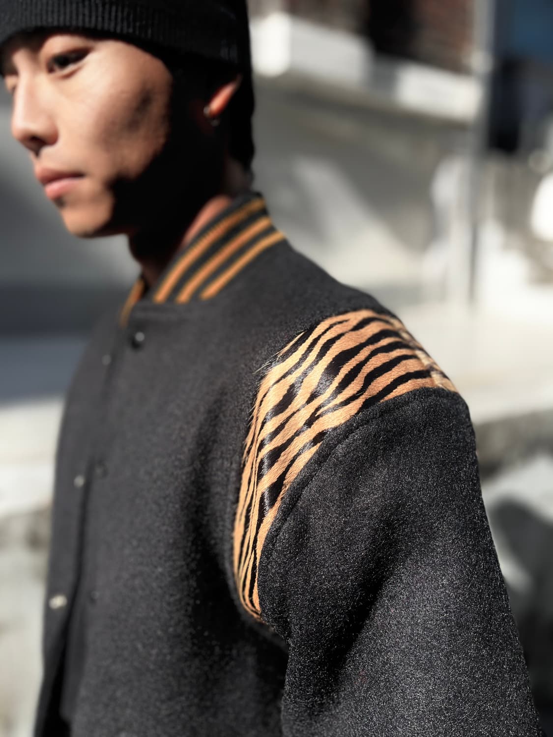 네펜데스 레오파드 울 봄버자켓 상품이미지9