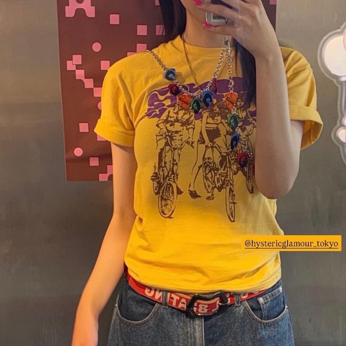 히스테릭 글래머 히스걸 반팔 티셔츠 상품이미지2