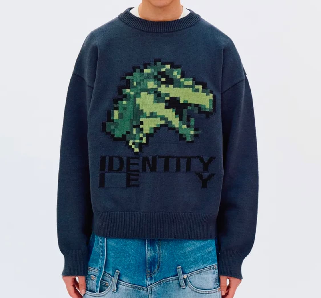 이에이 IEY 공룡 니트 상품이미지1