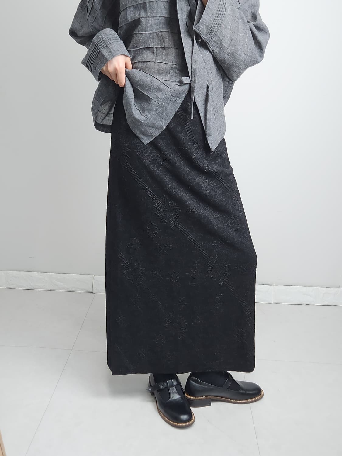 플로럴 롱 스커트 상품이미지6