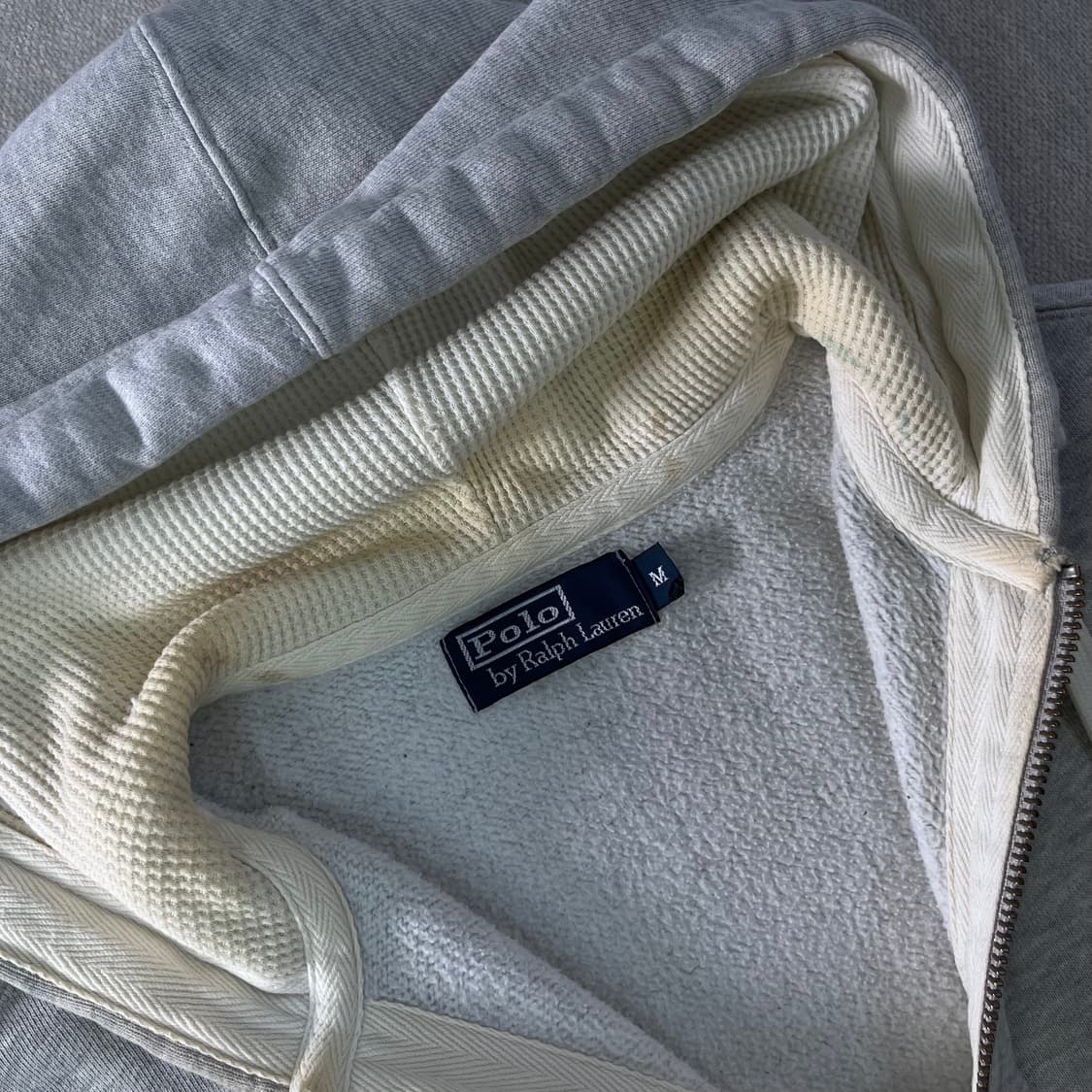 95 폴로랄프로렌 와플 그레이 후드집업 상품이미지6