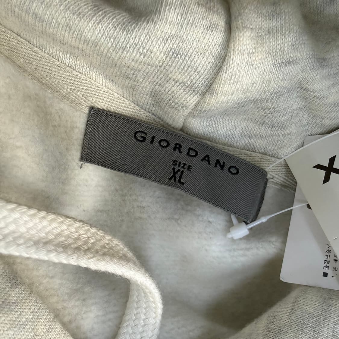 XL 새상품 지오다노 후드집업 0213T1 상품이미지4