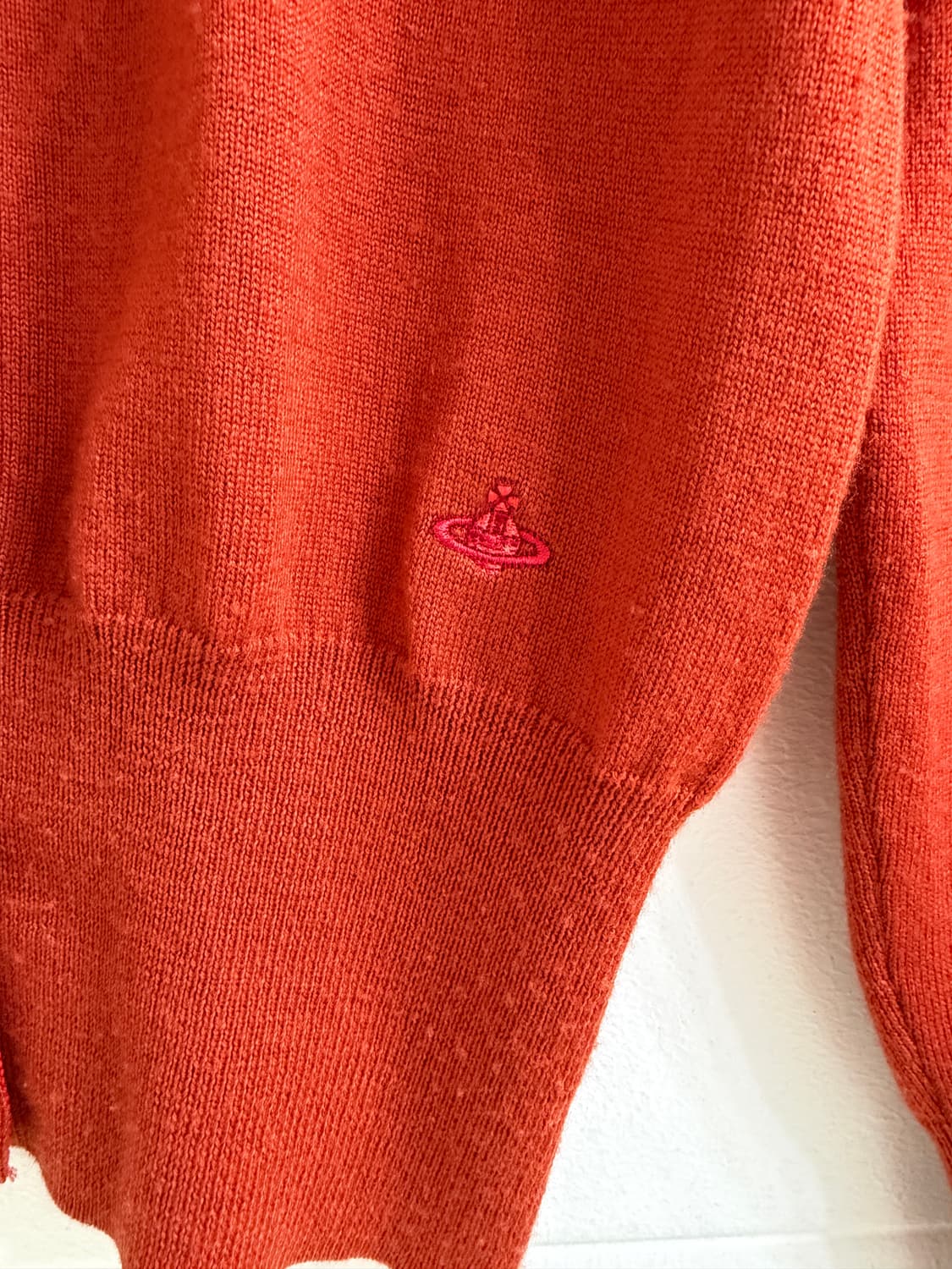 비비안웨스트우드 레드라벨 브릭 오렌지 가디건 상품이미지4