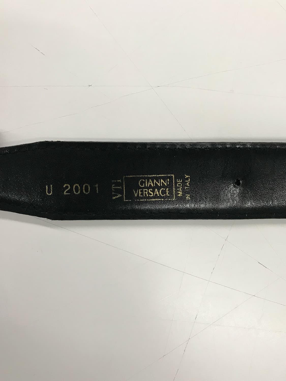 베르사체 메두사 레더 벨트 상품이미지7