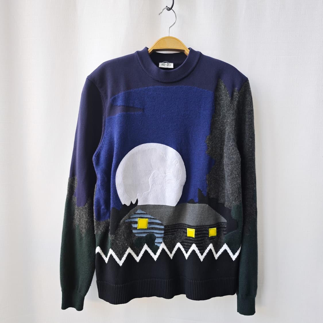 겐조 Moon House 울혼방 니트 M 상품이미지1