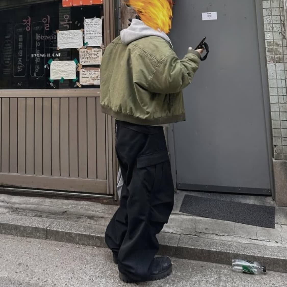 코르티스 논노드 사이드 지퍼 카고 블랙 상품이미지3