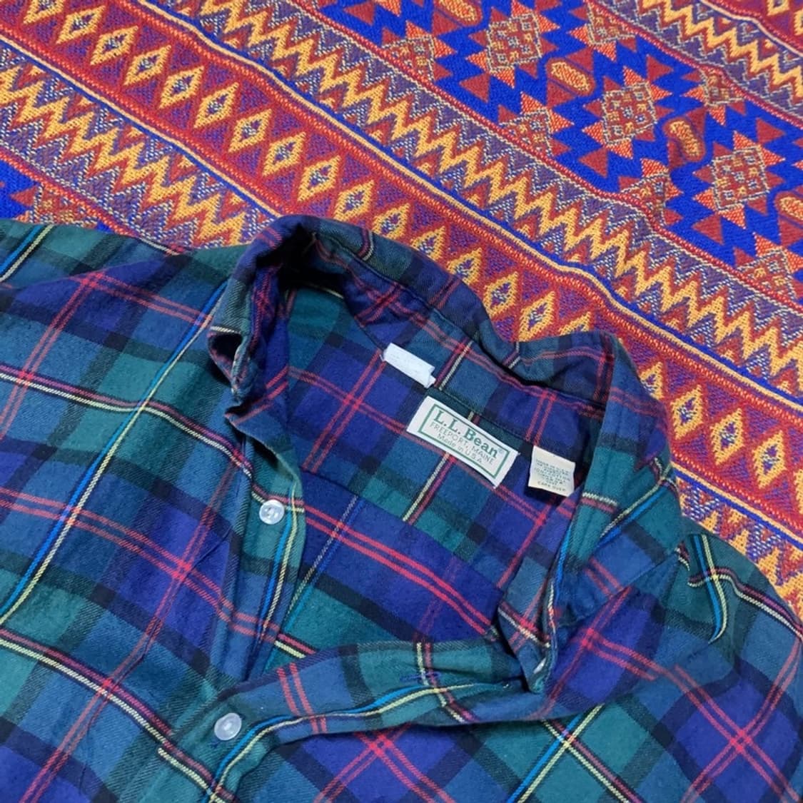 [빅사이즈] 엘엘빈 체크 셔츠 상품이미지4