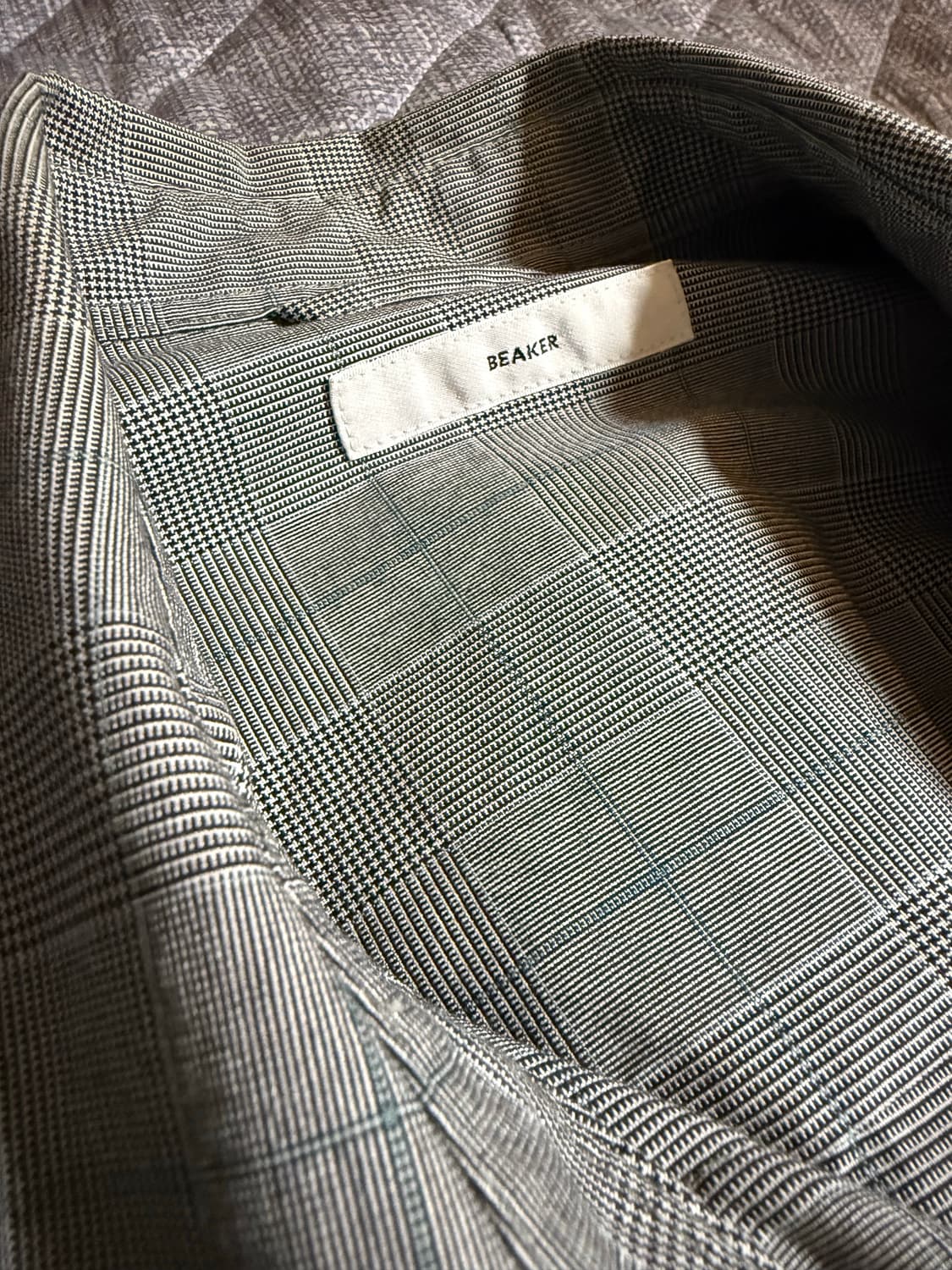 Beaker 비이커 스트라이프 체크 옥스포드 셔츠 자켓 사이즈 100 상품이미지2