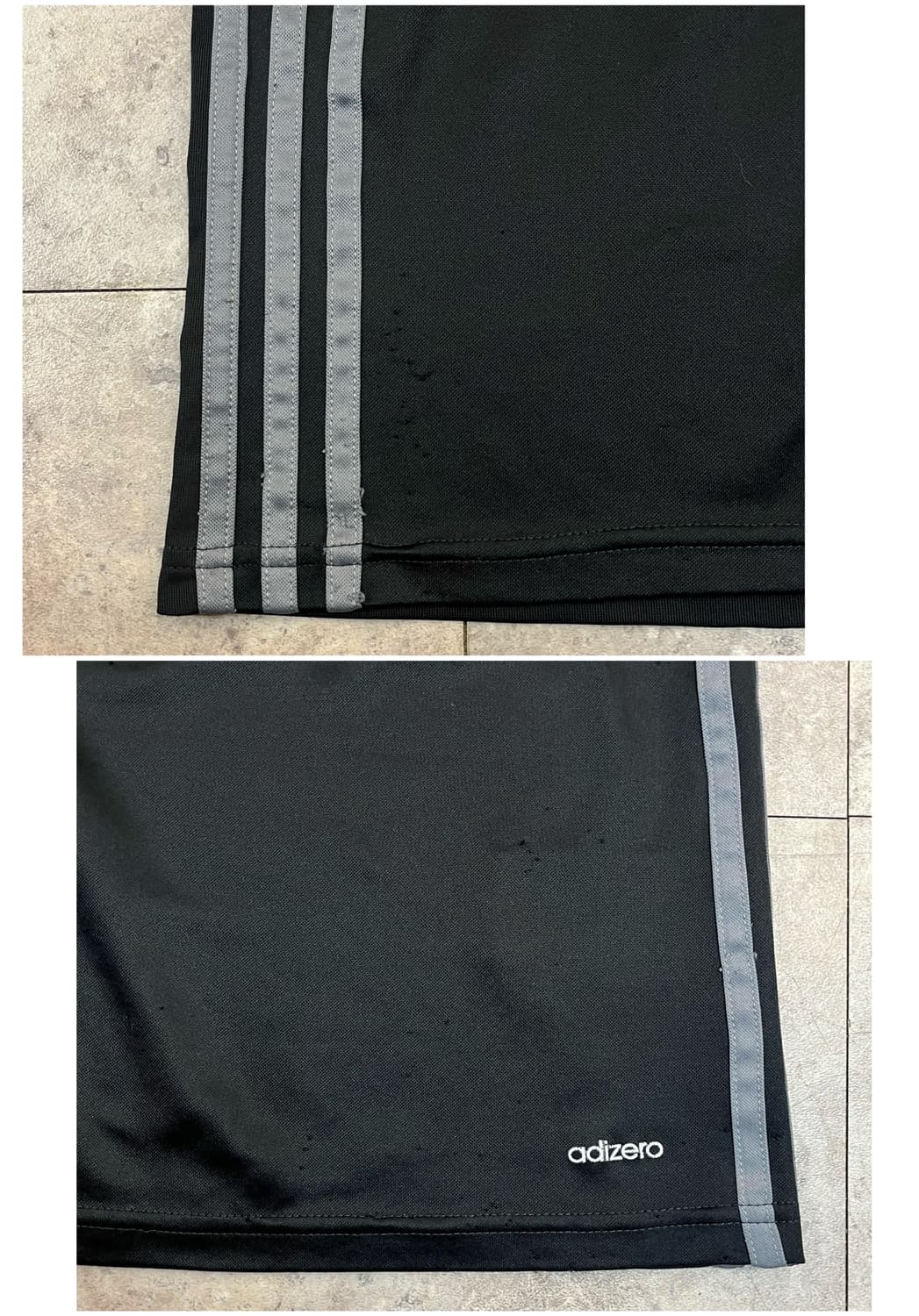 아디다스 브이넥 기능성 반팔티 블랙 110 #csz3219 상품이미지6