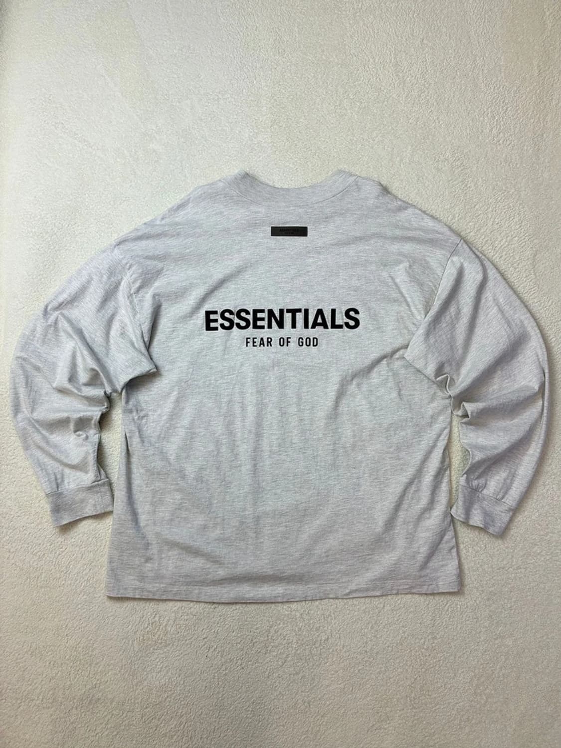 에센셜 피어오브갓 백로고 오버핏 롱 슬리브 PN5785 상품이미지1