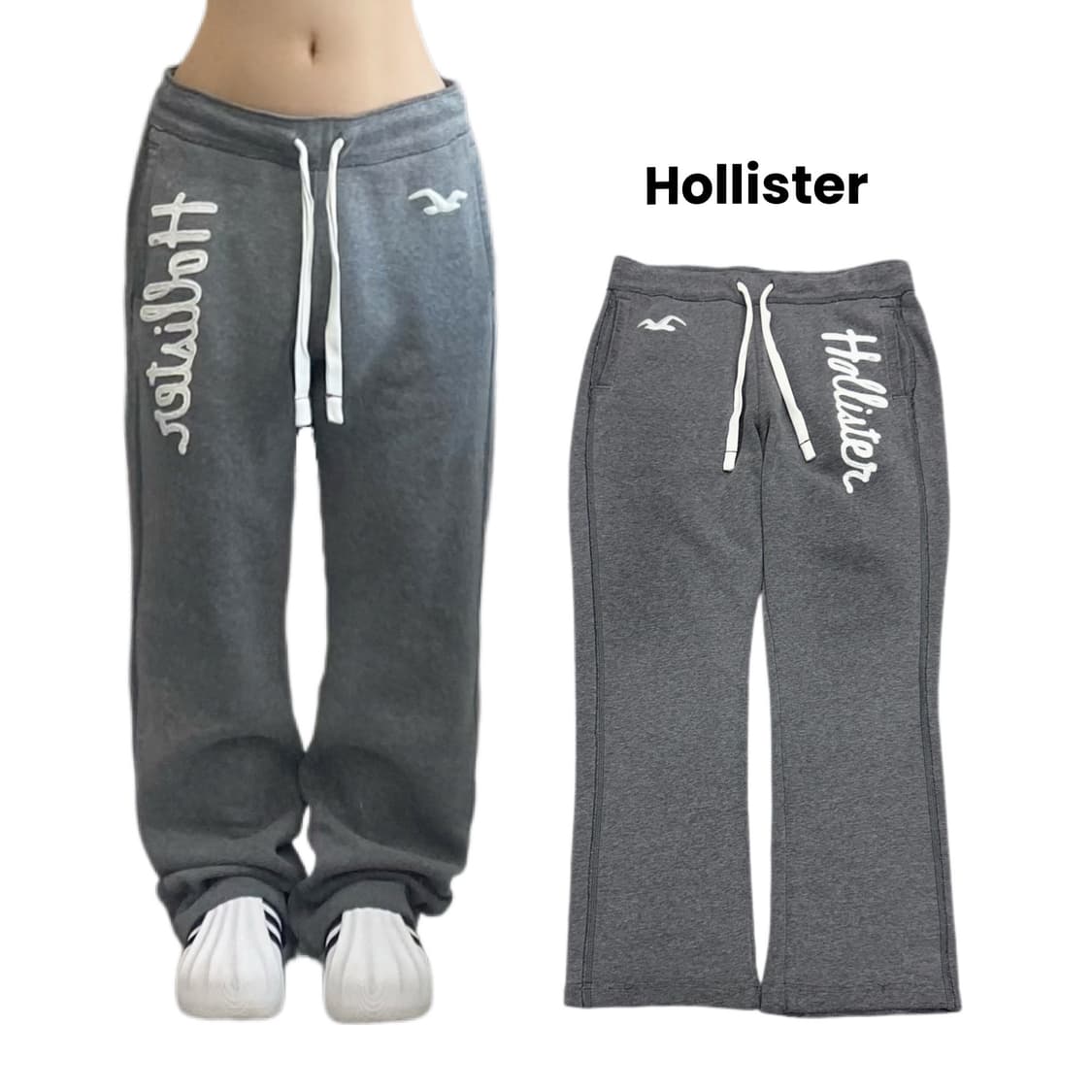 홀리스터 Y2K 아치로고 트랙팬츠 상품이미지1