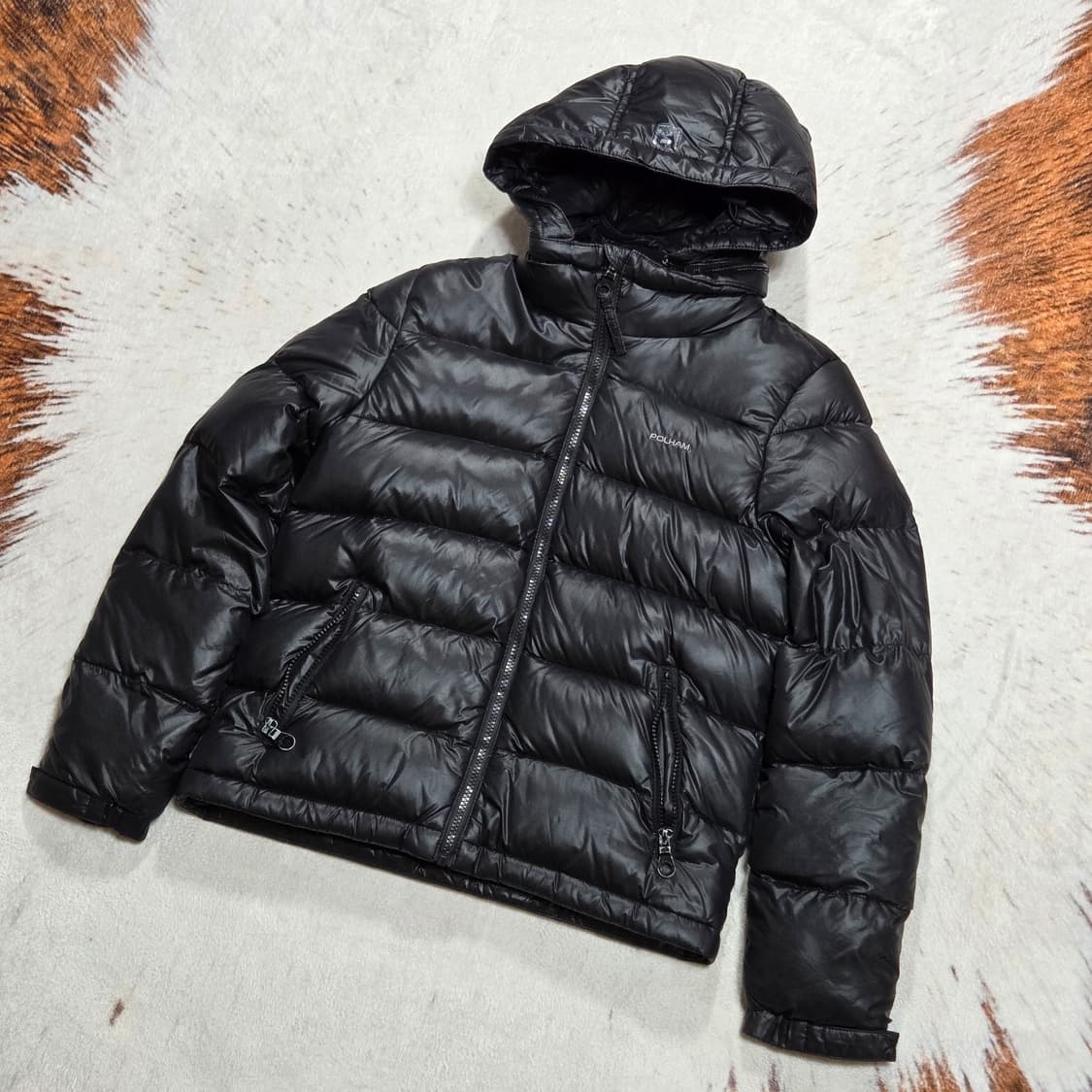폴햄 덕다운 블랙 패딩 상품이미지1