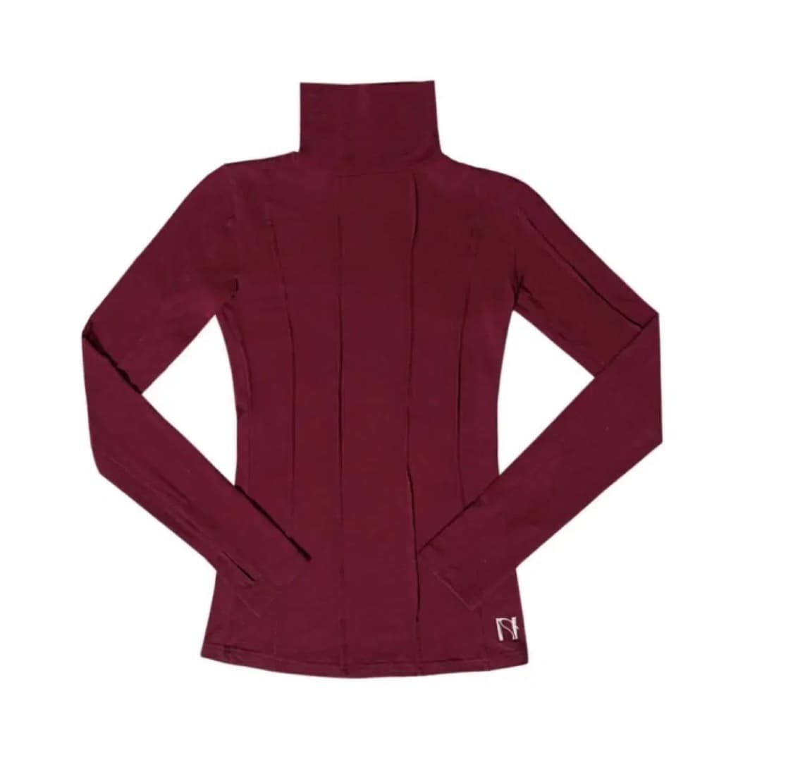 뉴얼린 윈터핀턱시스루탑 레드판매해요 상품이미지1