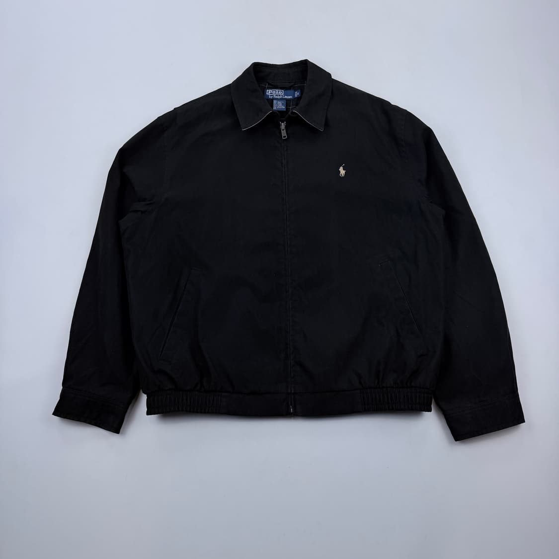 폴로랄프로렌 안감체크 스윙탑 블랙 상품이미지1