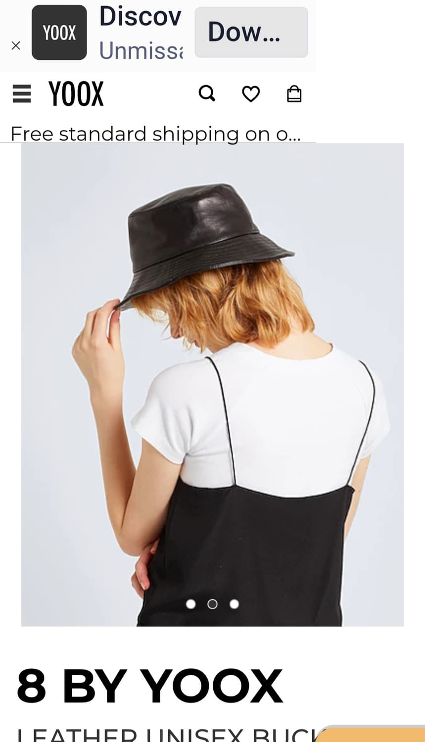 8 BY YOOX 천연가죽 버킷햇 상품이미지4