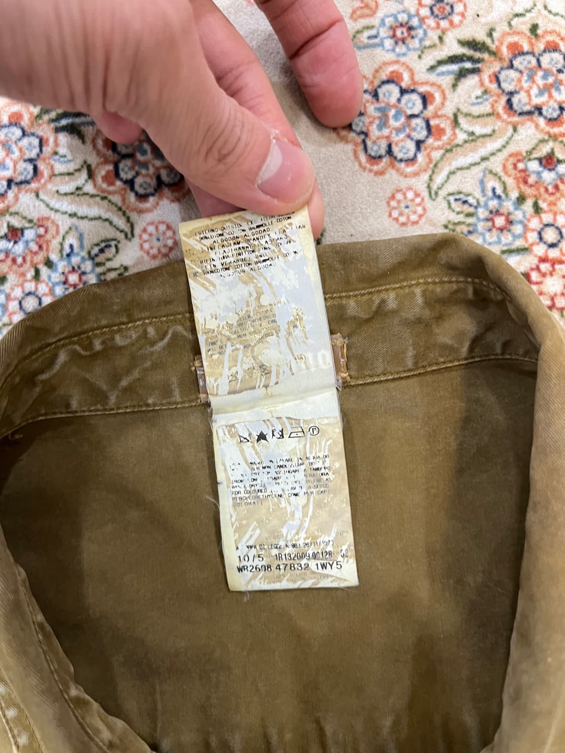 갈리아노 더티 오일왁스 셔츠 자켓 상품이미지9