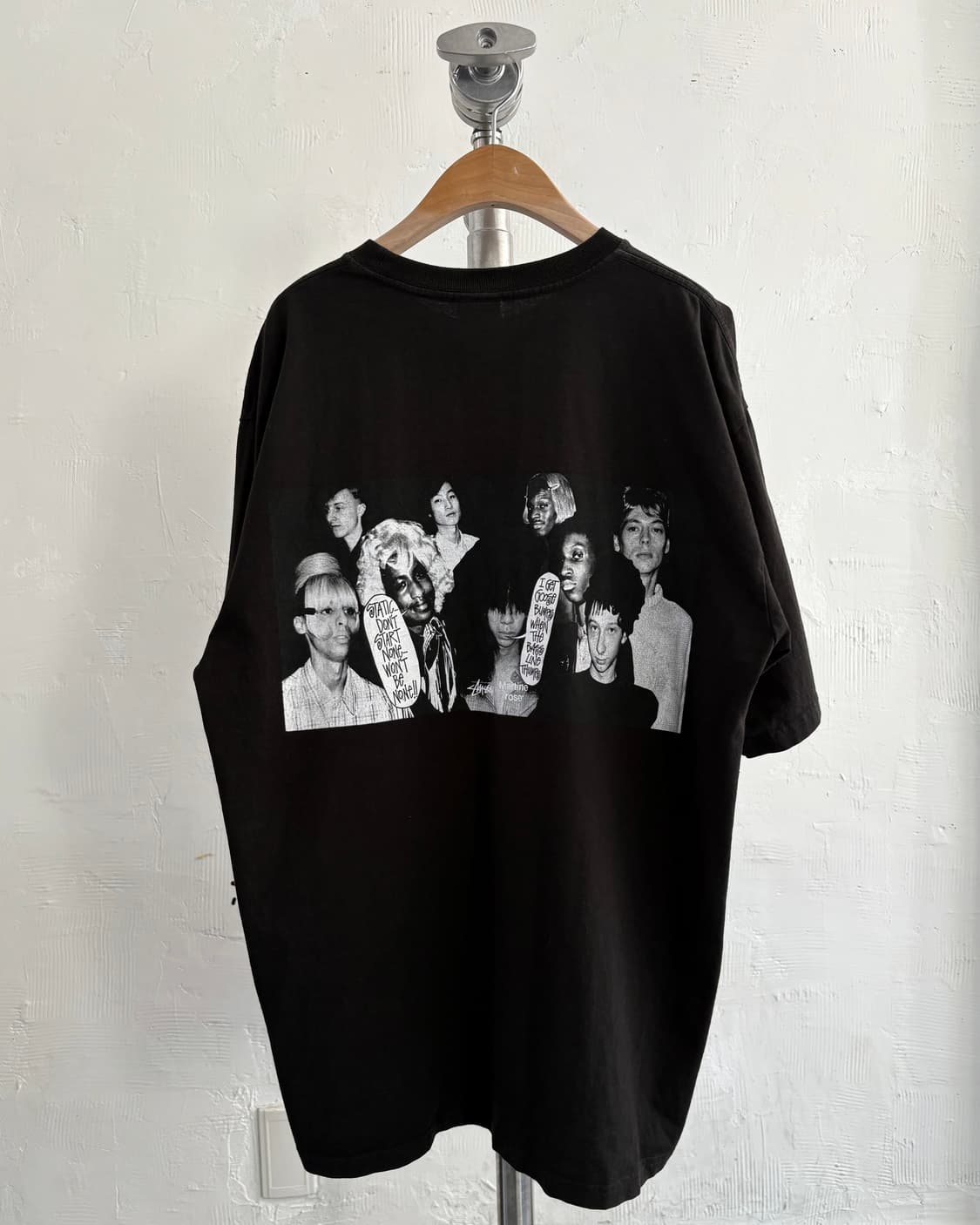 Stussy 스투시 x 마틴로즈 블랙 티셔츠 상품이미지6