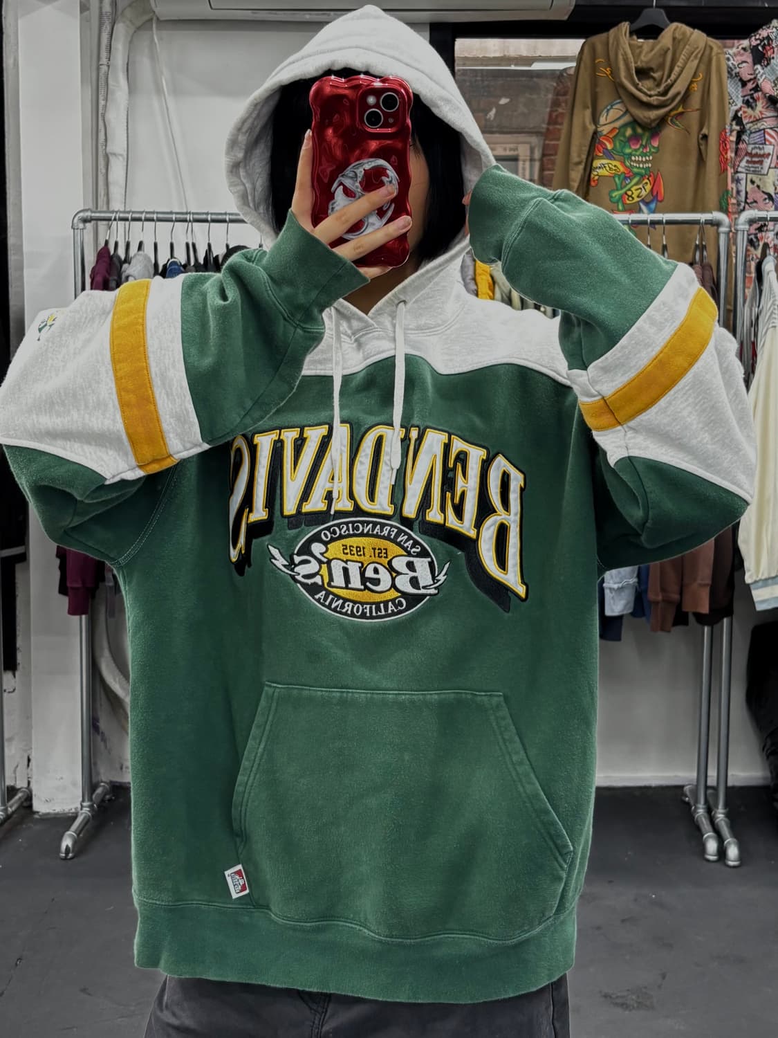 벤 데이비스 화이트라벨 후드티 상품이미지4