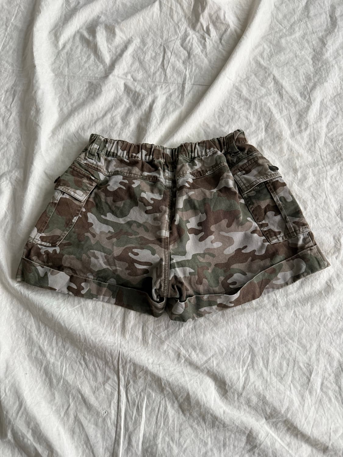 Y2k 카모 카고 반바지 상품이미지4