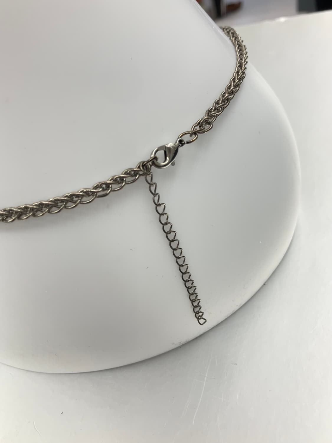 스톤 텍스쳐 타원 목걸이 상품이미지3